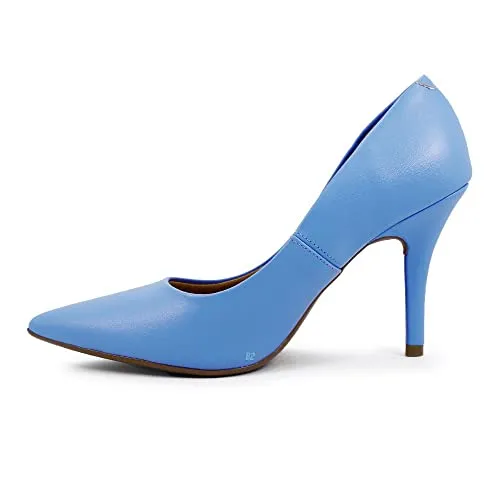 Sapato Feminino Vizzano Scarpin Azul - 